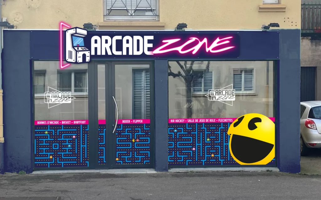 Enseigne Arcade Zone
